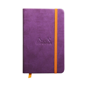 Rhodia Hardcover Notebook - Small - Purple - Plain